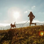Faire du sport avec son chien en canicross dans la nature