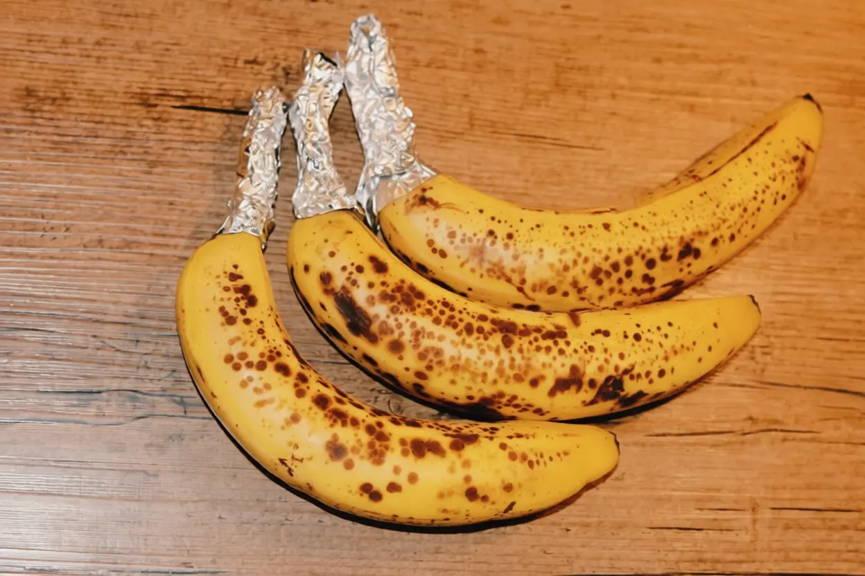 conserver les bananes avec du papier aluminium