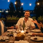 Personne en vêtements clairs profitant d'une soirée d'été en terrasse sans moustiques grâce à des méthodes naturelles pour repousser les moustiques
