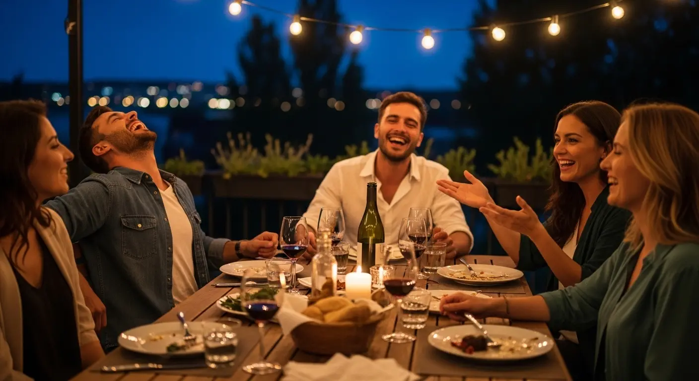 Personne en vêtements clairs profitant d'une soirée d'été en terrasse sans moustiques grâce à des méthodes naturelles pour repousser les moustiques